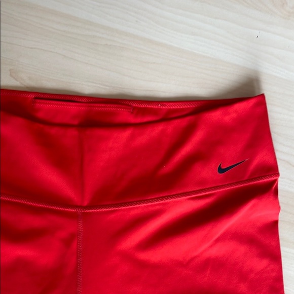 Nike Women's One High-Waisted Biker Shorts 6” Inseam - Red - Picture 2 of 6